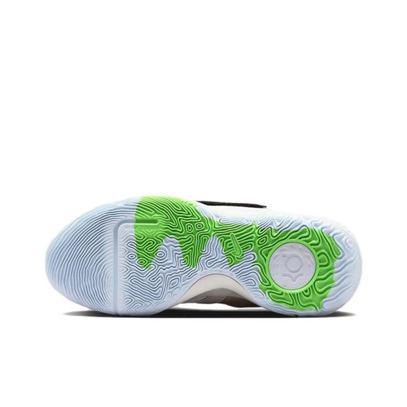 Nike KD Trey 5 X Fallen Angel Abrasion Resistant Anti Rollover Slip Resistant Mid top Basketball Shoes Unisex Ecru