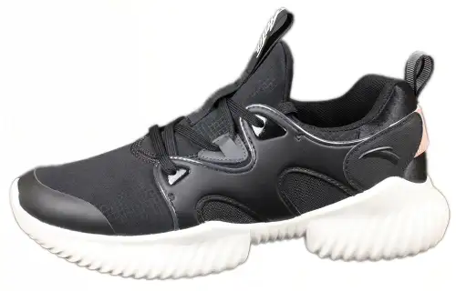 Anta Variety Training Collection Slip Resistant, Abrasion Resistant, Thermal Low top Training Shoes Women's Black White