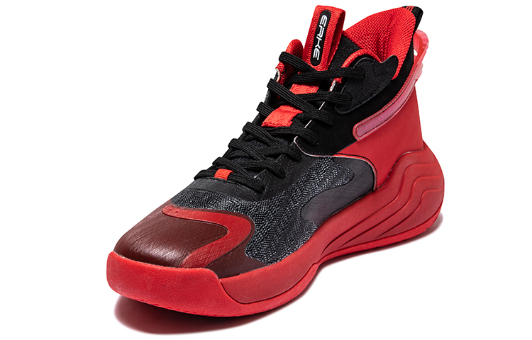 Erke High top Basketball Shoes Men’s University Red