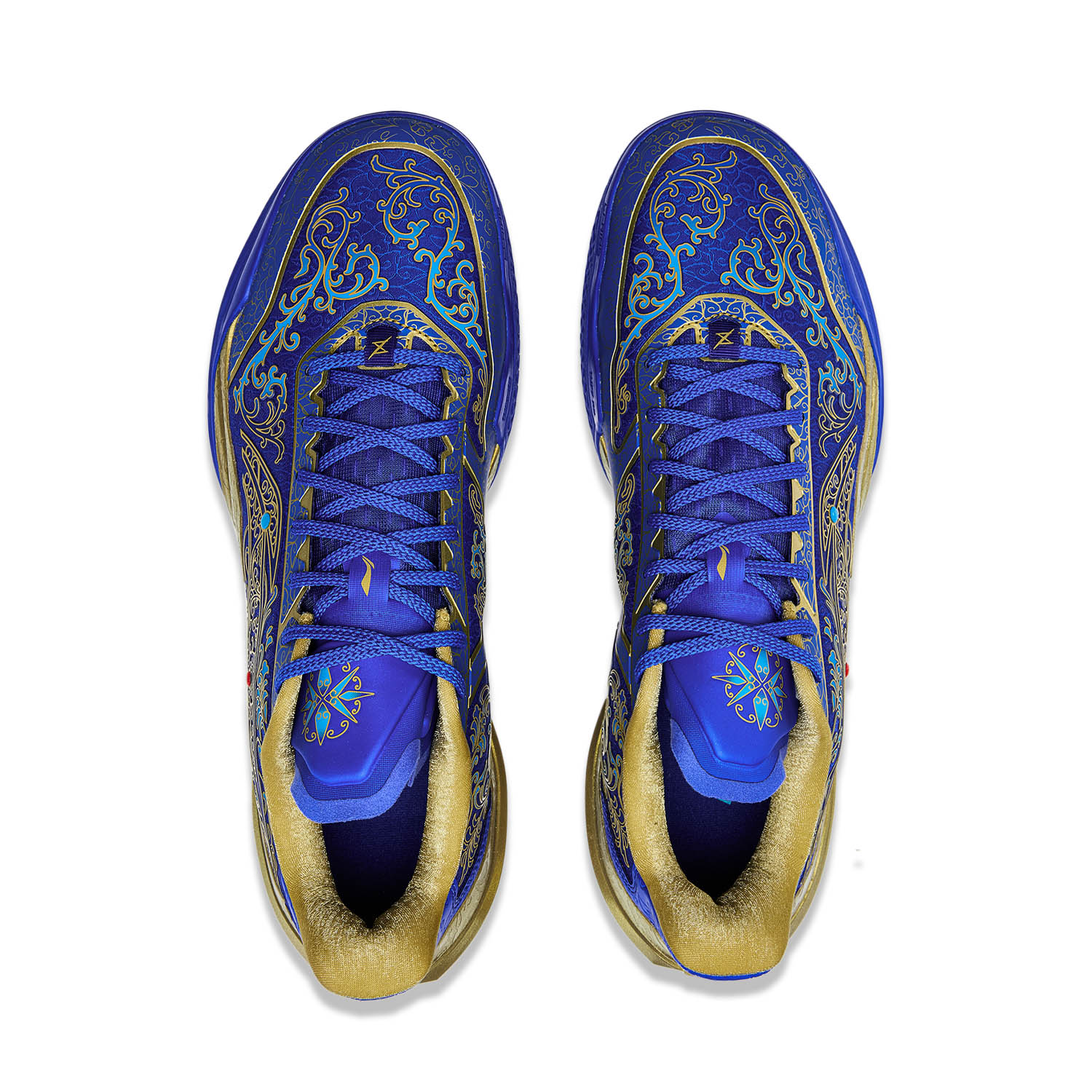 Li Ning Liren 5 V2 Cushioning Slip Resistant Breathable Low top Basketball Shoes Men’s Blue