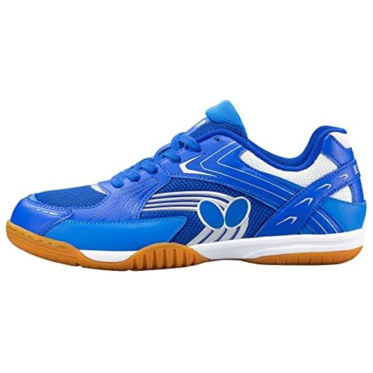 Butterfly Slip Resistant, Abrasion Resistant, Breathable Low top Training Shoes Unisex Blue