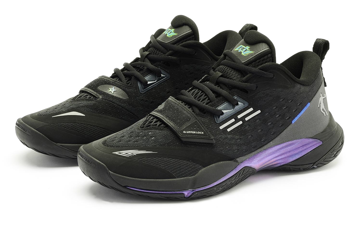QIAODAN Wind Blade Fly By Q KUNGFU LIGHT Cushioning Slip Resistant Abrasion Resistant Low top Basketball Shoes Men’s