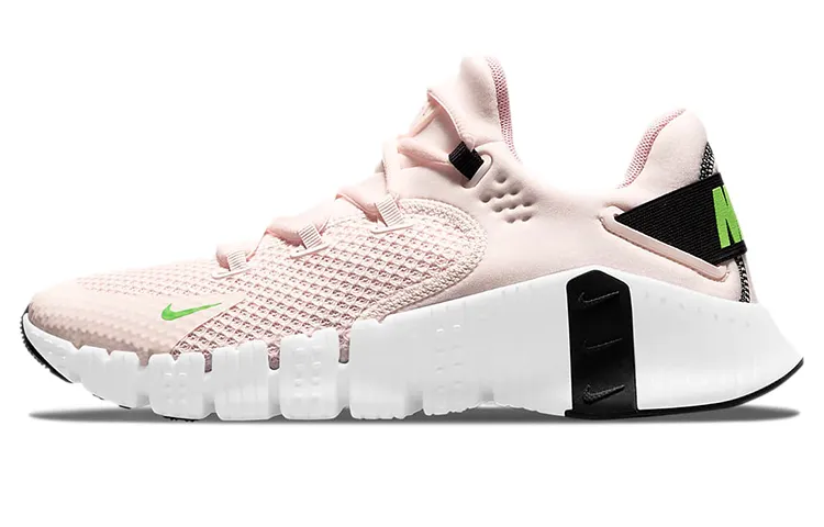 Nike Free Metcon 4 Light Soft Pink White Black Green Strike Women's