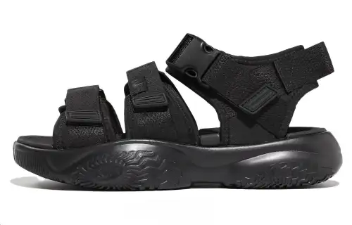 FILA Tapered Sandals V3 Slip Resistant Abrasion Resistant Sports Sandals Unisex Black