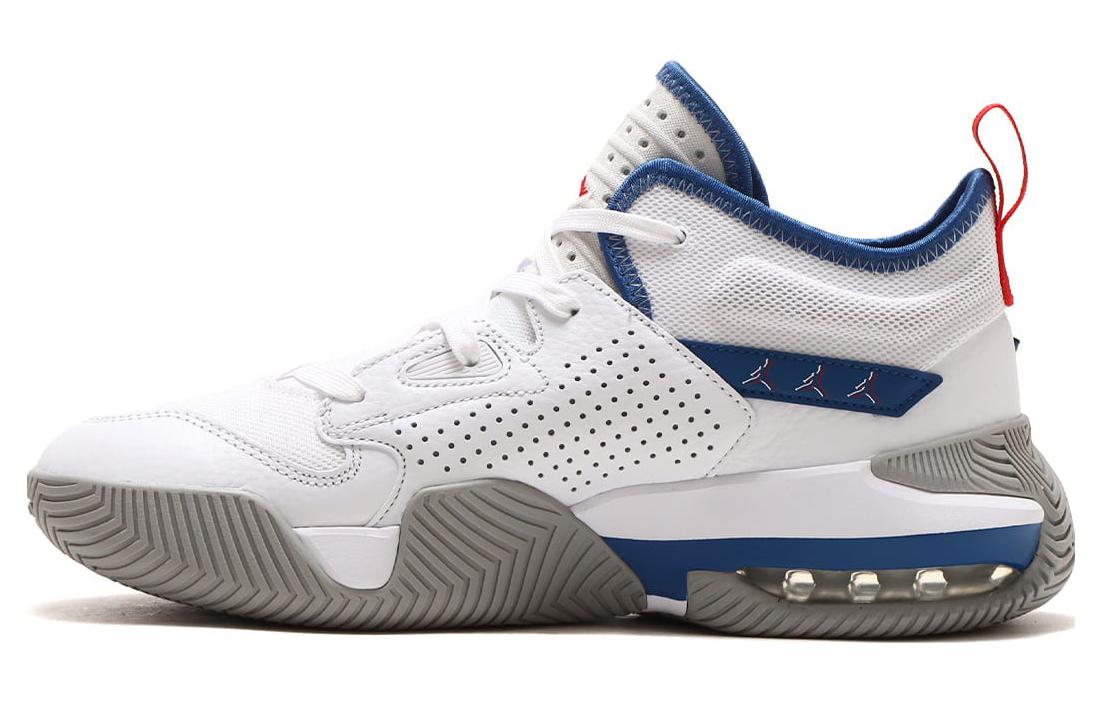 Jordan Stay Loyal 2 White University Red Light Smoke Grey True Blue