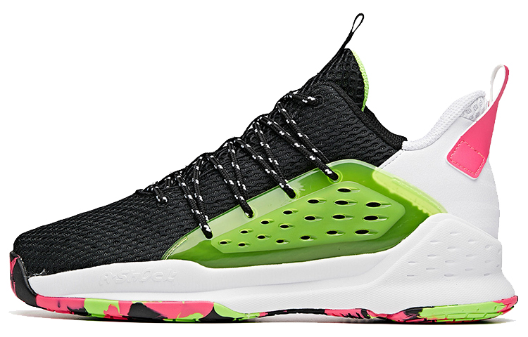 Anta Basketball Collection Low top Performance Basketball Shoes Men's Black Green White