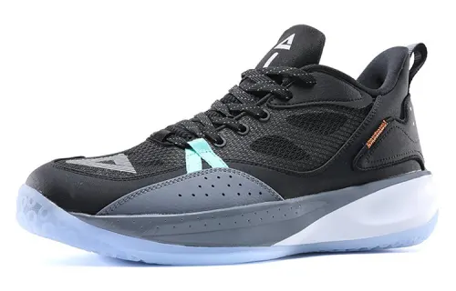 PEAK Abrasion Resistant Slip Resistant Low top Performance Basketball Shoes Men's Black