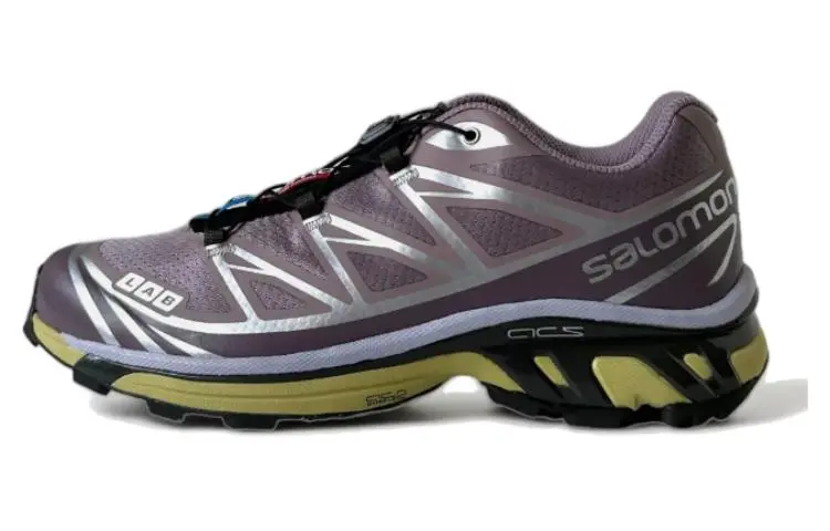 SALOMON XT 6 Textile, TPU Trendy Cushioning Slip Resistant Abrasion Resistant Lightweight Low top Outdoor Shoes Unisex