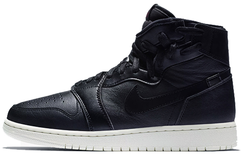 Jordan Air Jordan 1 Rebel XX Leather High Top Retro Basketball Shoes Women's Black