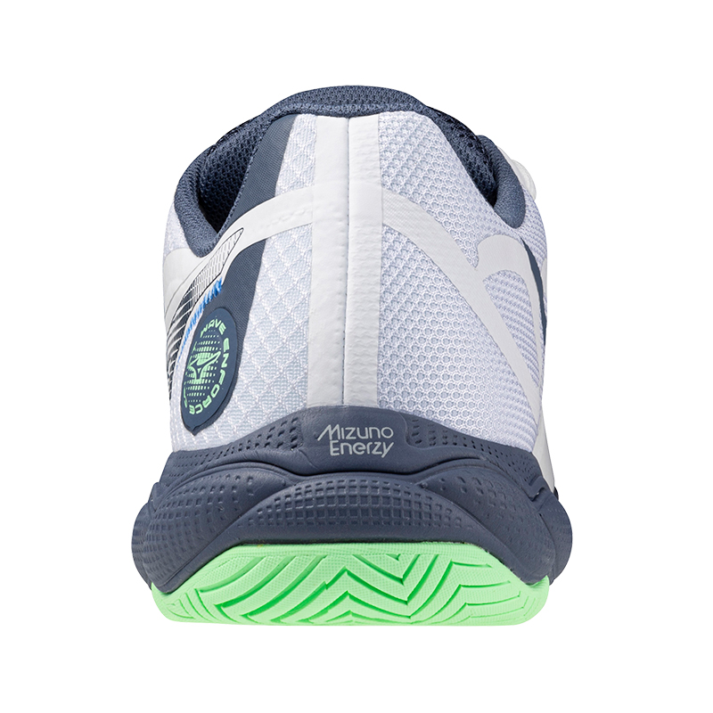 Mizuno Wave Enforce Cushioning Abrasion Resistant Coverage Low top Tennis Shoes Unisex White