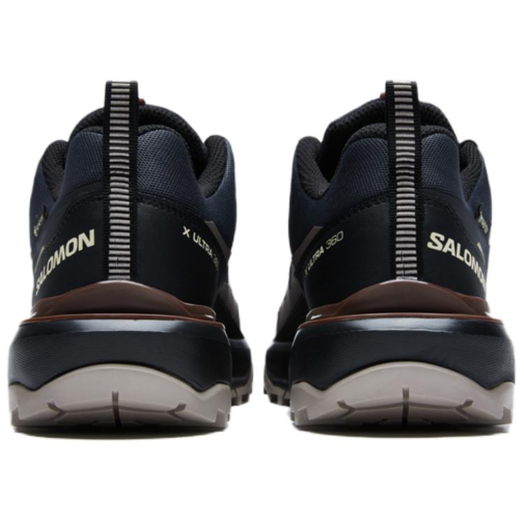 SALOMON X ULTRA 360 Cushioning Waterproof And Breathable Support Low top Mountaineering Hiking Shoes Women’s Ink Black