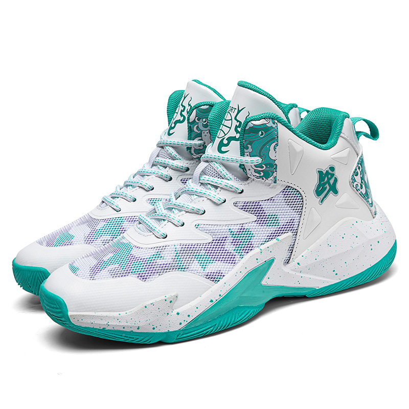GQWE Slip Resistant And Breathable High top Basketball Shoes Unisex