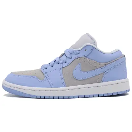 Jordan 1 Low Football Grey Aluminum Women's