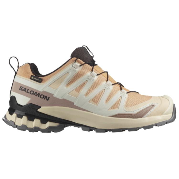 SALOMON XA Pro 3D V9 Fabric Waterproof Support Low top Hiking Shoes Women’s Beige