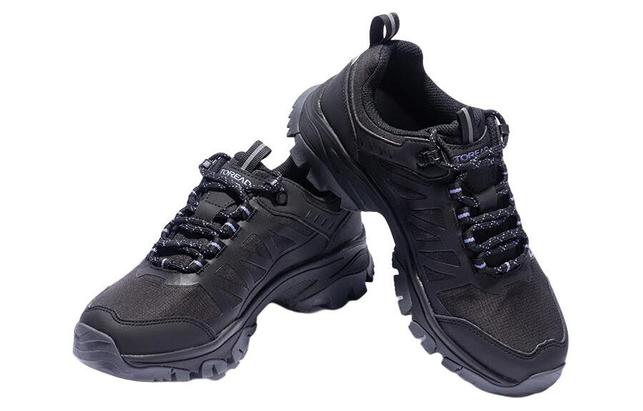 TOREAD Slip Resistant Abrasion Resistant Low top Hiking Shoes Women’s Black