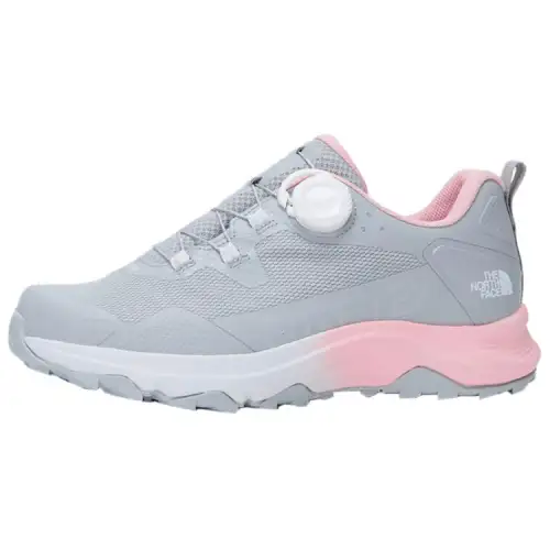 THE NORTH FACE ENERGY TECH Slip Resistant Abrasion Resistant Low top Mountaineering Shoes Men's Gray Pink