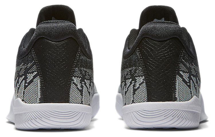 Мужские кроссовки Nike Mamba Rage Anthracite (черно-белые) — Чёрныйбелый — фото 5