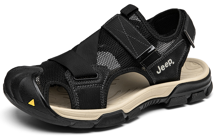 Jeep Mesh River Trekking Shoes Men's Black