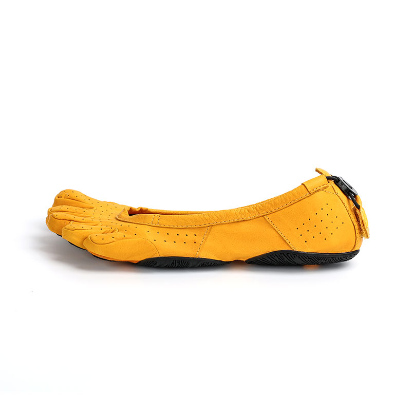 Vibram Five Fingers Shoes Slip Resistant, Breathable, Lightweight Training Shoes Women's Yellow YOGA