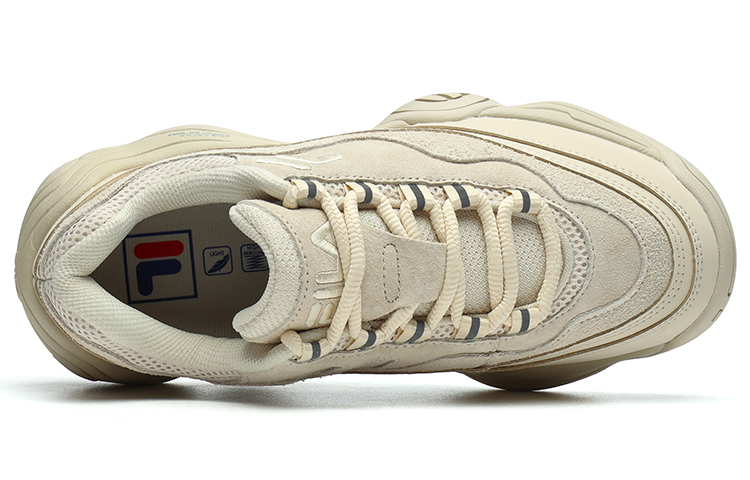 FILA FUSION HERITAGE BASKETBALL Handle Low top Vintage Basketball Shoes Women’s Beige