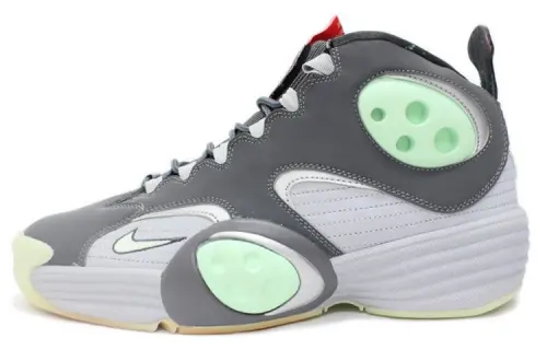 Nike Air Flight one NRG Galaxy mid-top retro basketball shoes men's gray green