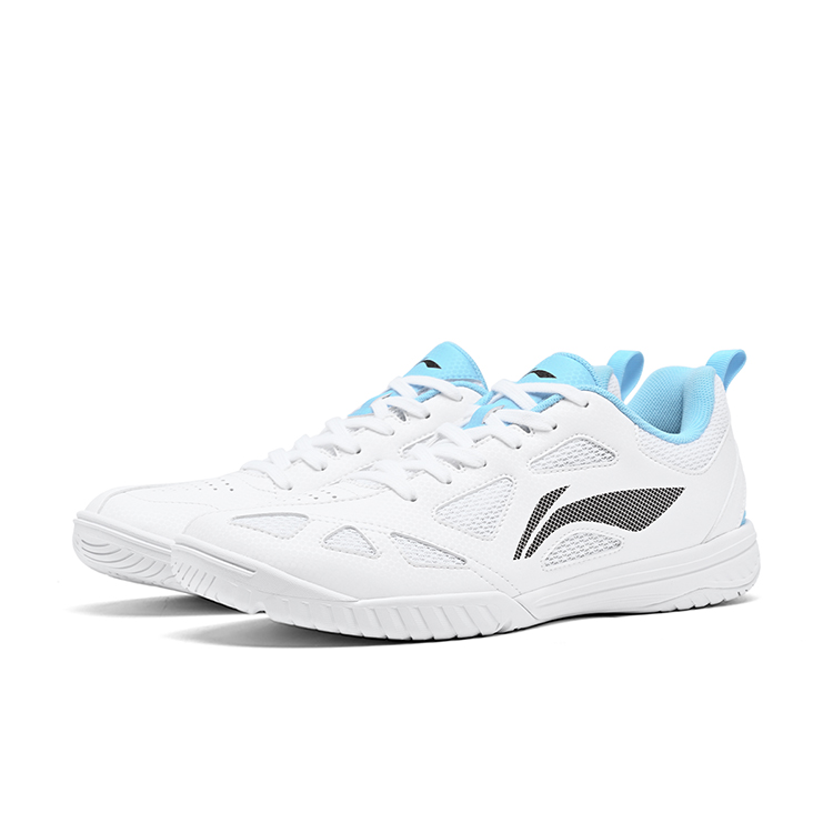 Li Ning Casual Scenario Low top Table Tennis Shoes Unisex White Blue