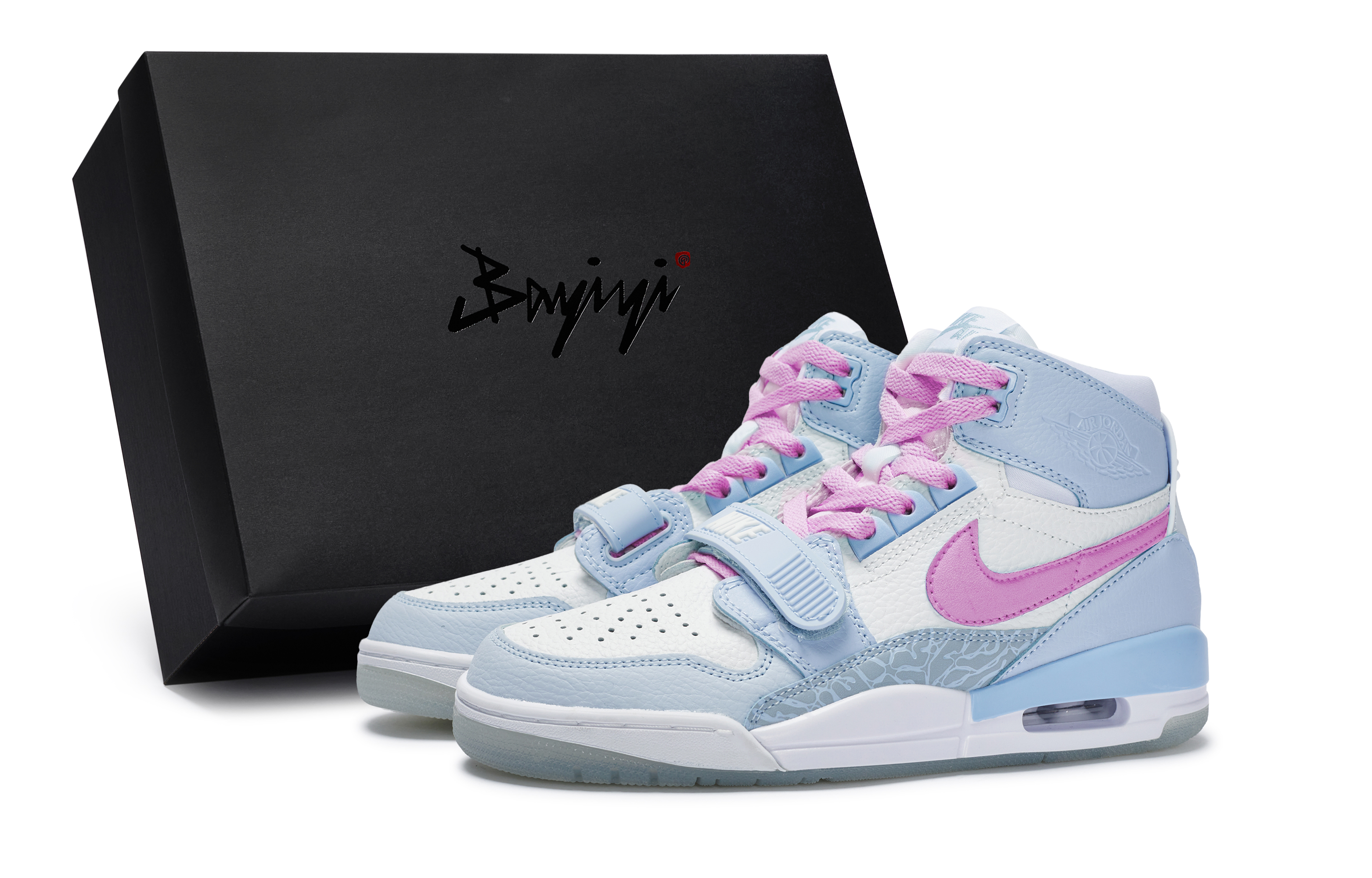 Jordan Legacy 312 811 Manufacturing, Lu Haiqing Rose Red, Special Shoe Box Cushioning Abrasion Resistant