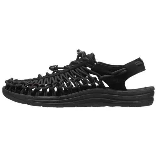 Keen Uneek Comfortable River Trekking Shoes Unisex Black