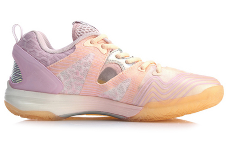 Li Ning Comfortable Cushioning Slip Resistant Abrasion Resistant Breathable Support Rebound Low top Badminton Shoes