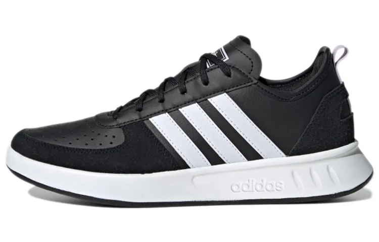 Adidas Court 80s Core Black Cloud White Purple Tint Women's