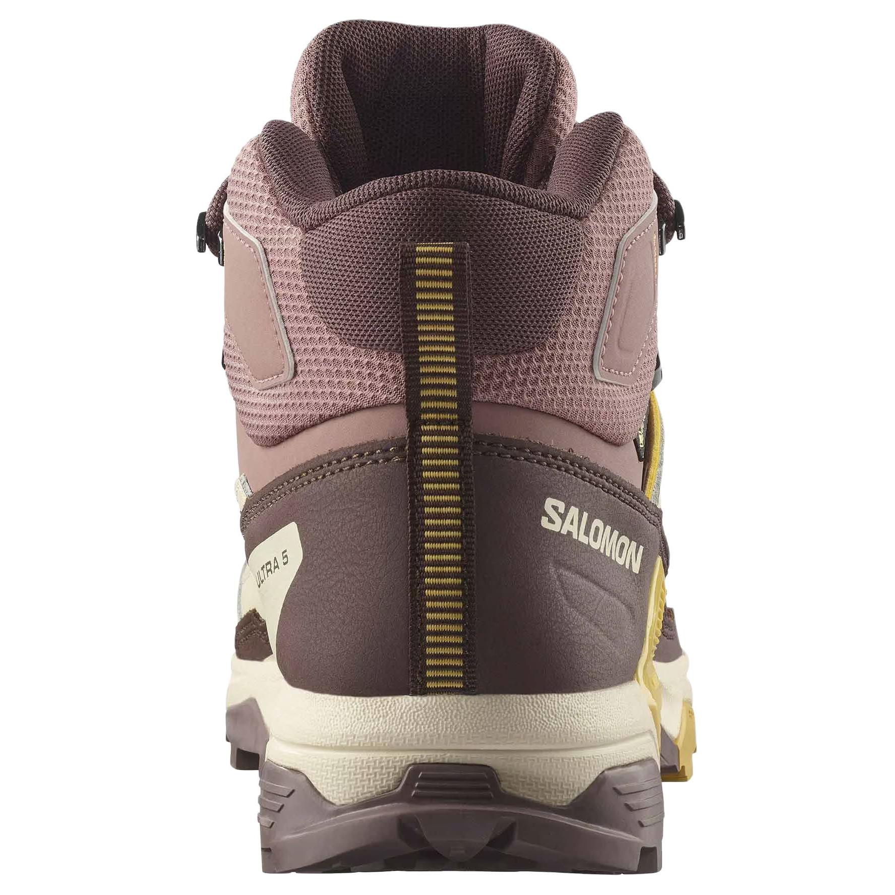 SALOMON X ULTRA 5 Fabric Breathable And Lightweight Mid top Mountaineering Shoes Women’s Beige Umber