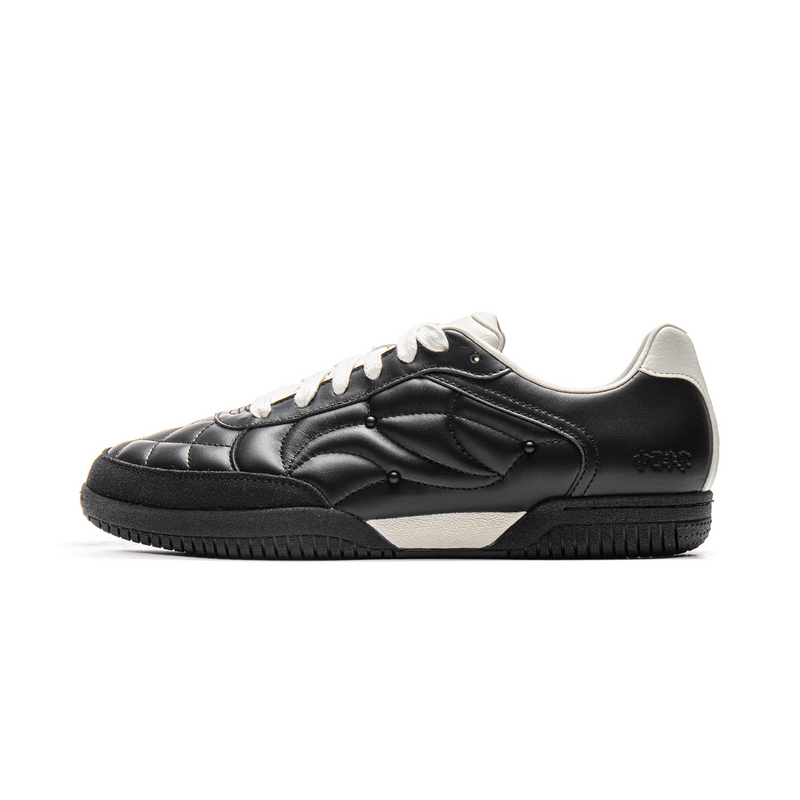 Li Ning Cushioning Slip Resistant Abrasion Resistant Low top Casual Shoes Unisex Black