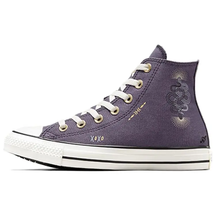 Converse Chuck Taylor All Star High top Canvas Shoes Women's Purple White