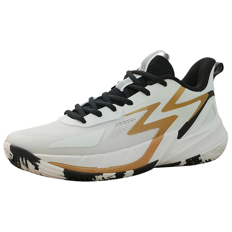 361° Slip Resistant Abrasion Resistant Slip Resistant Abrasion Resistant Low top Basketball Shoes Men’s White Black