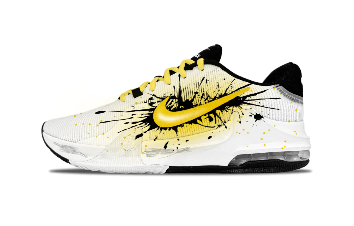 Nike Air Max Impact 4 Fireworks Venom Slip Resistant Slip Resistant Low top Basketball Shoes Men's Bright Yellow