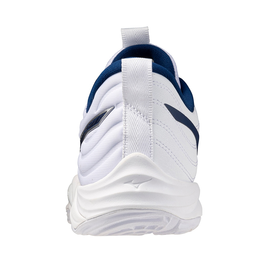 Mizuno WAVE MOMENTUM ELITE Artificial Leather Low top Training Shoes Unisex Marine Blue