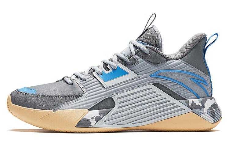 Anta Speedy 3 Abrasion Resistant Mid top Basketball Shoes Men’s Gray