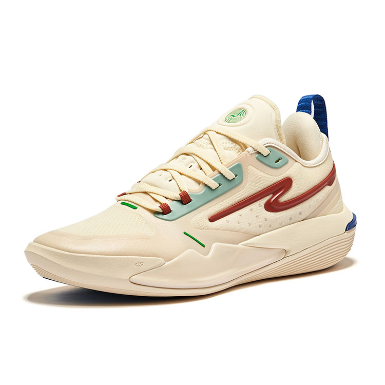 Erke Raid Cushioning Rebound Low top Basketball Shoes Men’s Milk Tea Colorway