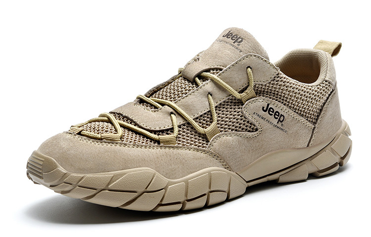 Jeep Textile, Leather Low top Outdoor Shoes Men’s