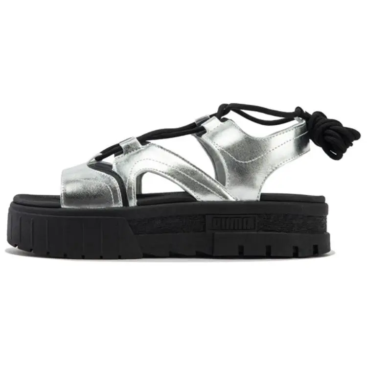 PUMA Cilia Wedge Sandals 'Silver' Women's