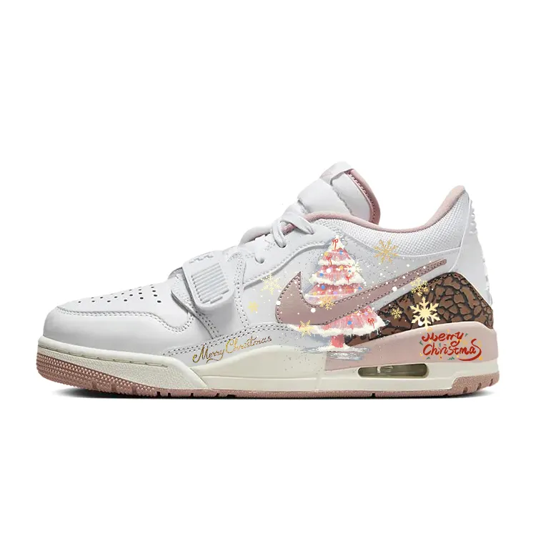 Jordan Legacy 312 Vintage Basketball Shoes Women's Low Top Pink/White