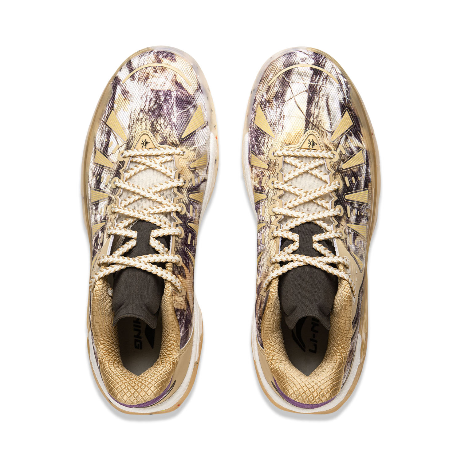 Li Ning Jie Ao 2 Basketball Shoes Men’s Low Top White Brown