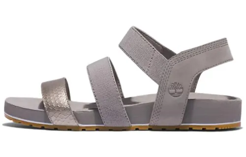 Timberland Malibu Waves Beach Sandals Women's Silver Gray