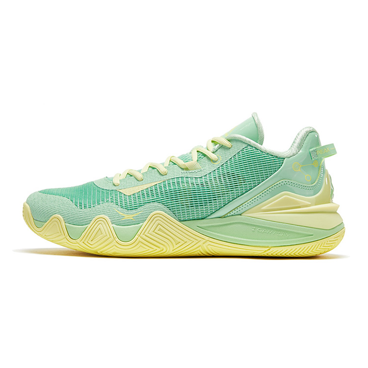 PEAK Basketball Shoes Men’s Low Top Bright Grass Green