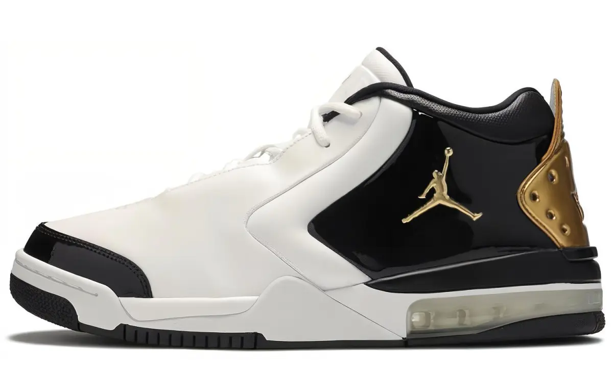 Jordan Big Fund Premium White Metallic Gold