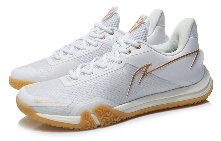 Li Ning Saga SE Mesh, Synthetic Leather Cushioning Slip Resistant Abrasion Resistant Breathable Low top