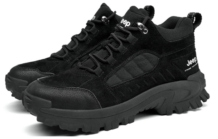 Jeep Mountaineering & Hiking Shoes Men’s High Top Black