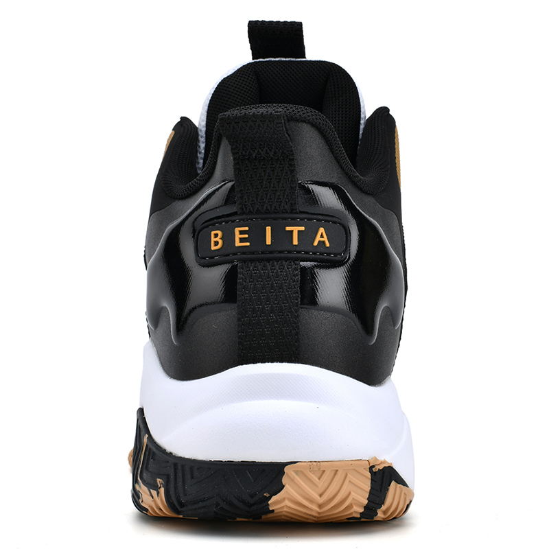BEITA Fabric Cushioning Abrasion Resistant Breathable Slip Resistant High top Basketball Shoes Men’s