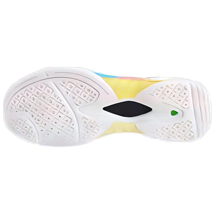 VICTOR Slip Resistant Abrasion Resistant Low top Badminton Shoes Unisex White Gray Silver