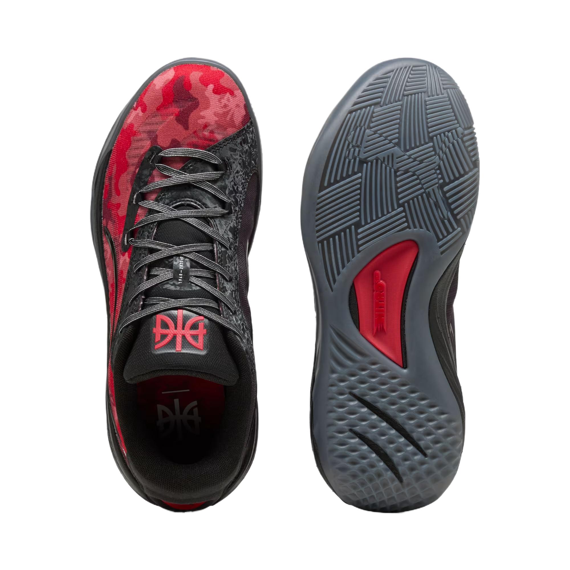 PUMA All Pro Nitro DA Lightweight Low top Basketball Shoes Men’s Red